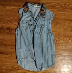 Denim vest